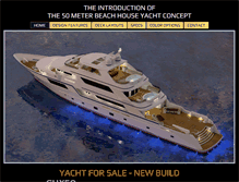 Tablet Screenshot of luxuryexploreryacht.com